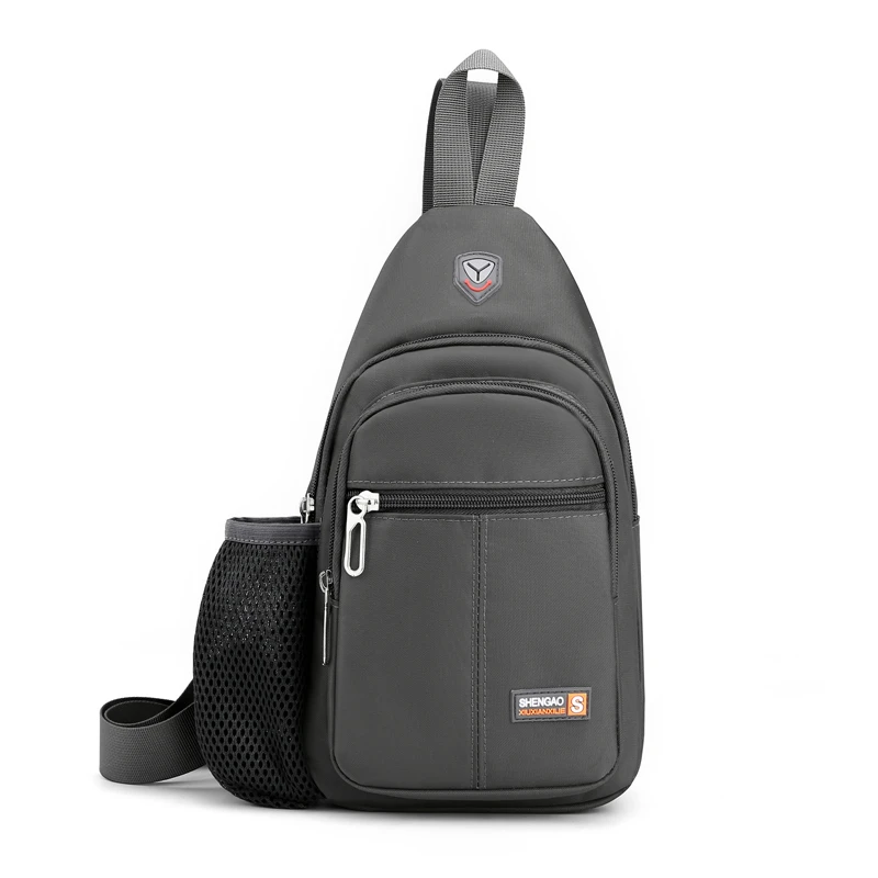 Stylish and Versatile Nylon Chest Bag for Men, Ideal for Outdoor Sports and Casual Fashion. Durable Multifunctional Design, Perfect for On-the-Go.