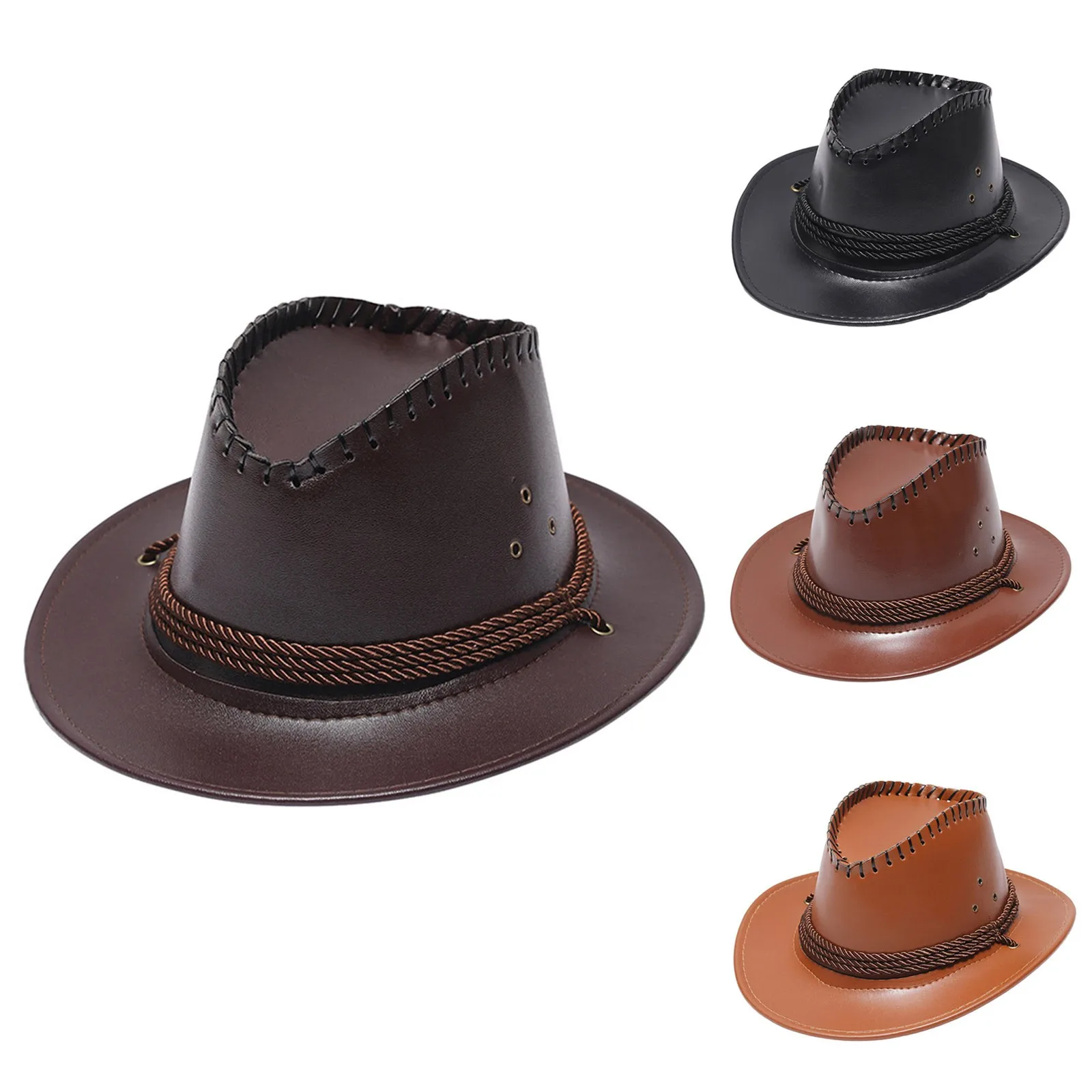 Stylish Western Cowboy Hat with Sun Protection