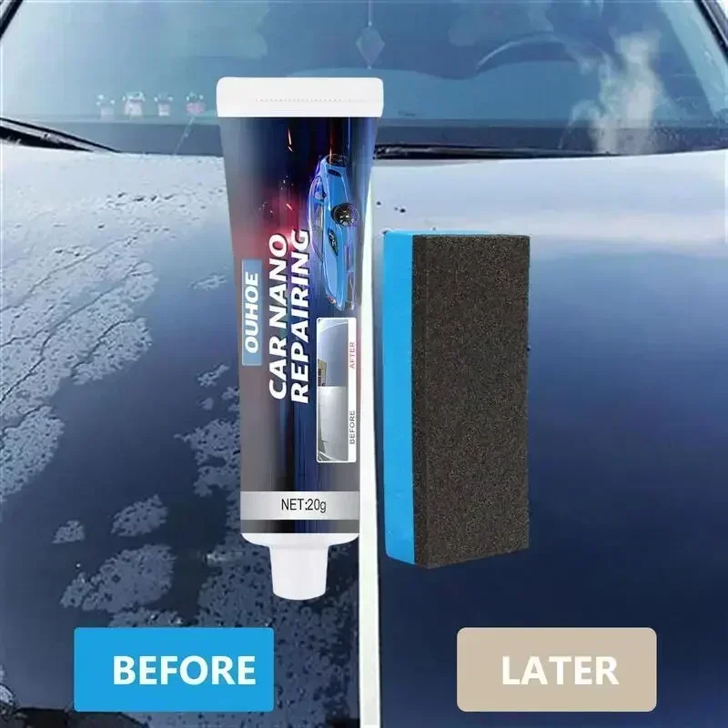 Auto Paint Hydrophobic Coating 20g Car Wax Auto Paint Care Paste with sponge Care Accessories Polishing Wax car glass coating