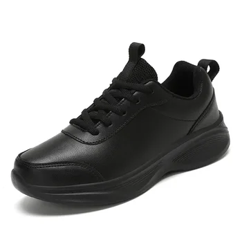 Women Men Shoes 2024 Autumn PU Leather Men's Sneakers Non-slip Casual Footwear Trainer Men Tenis Masculino Zapatillas Hombre 1