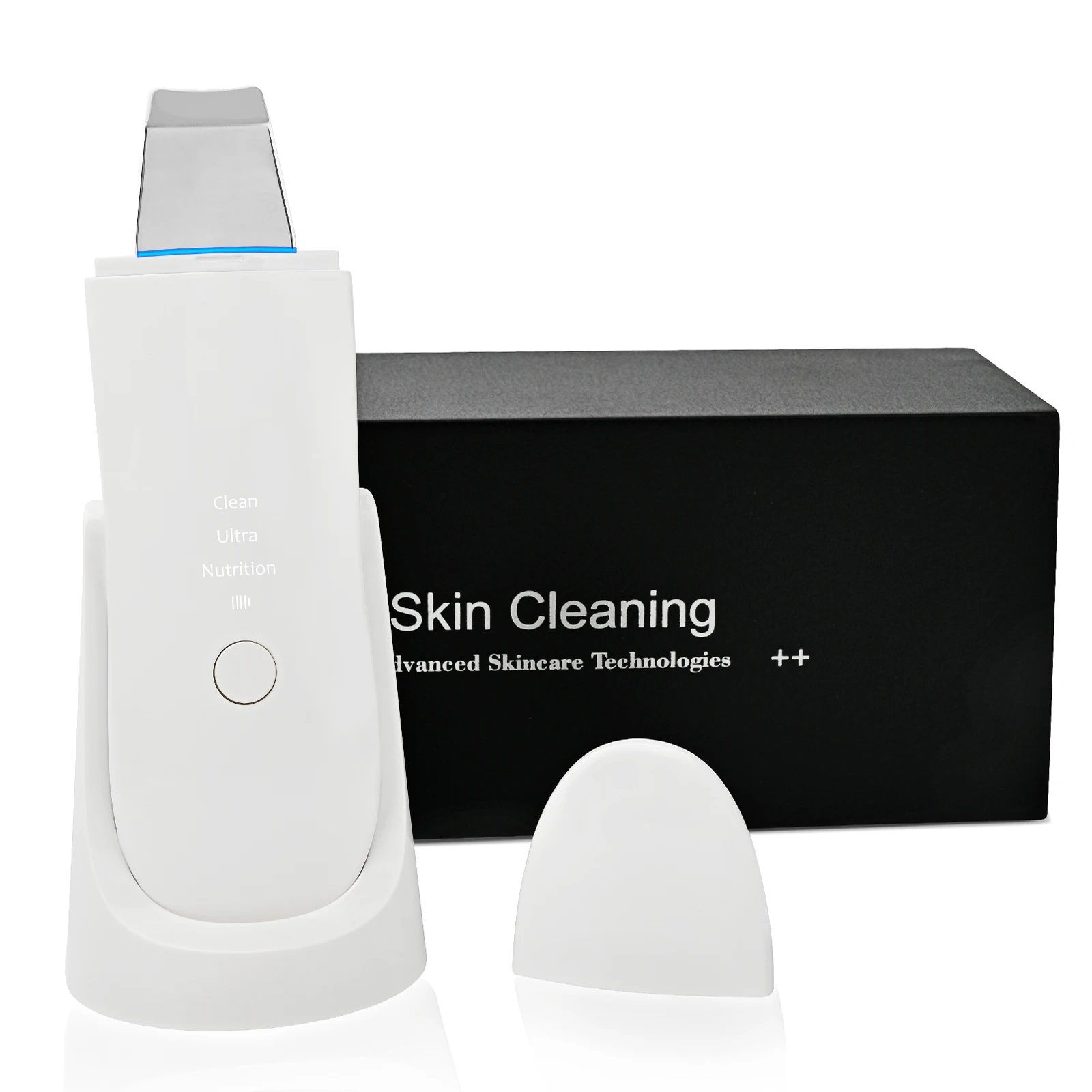 

Ultrasonic Skin Scrubber Deep Face Cleansing Machine Peeling Shovel Facial Pore Cleaner Blackhead Removal Lifting Device
