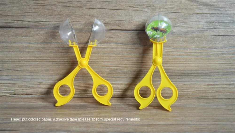 Description Picture 4 of item1/3/10pcs Insect Trapper Portable Nsects Catcher Tongs Outdoor Children Bug Catcher Scissor Light Special Crawler Clip Tweezers