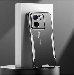 Durable Aluminum Shockproof Phone Case - Premium Protective Cover for POCO X7 Pro (Silver)