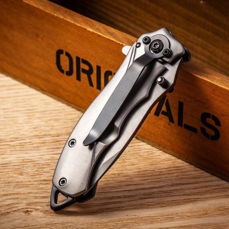 EDC Knife Portable Outdoor Folding Stainless Steel 4