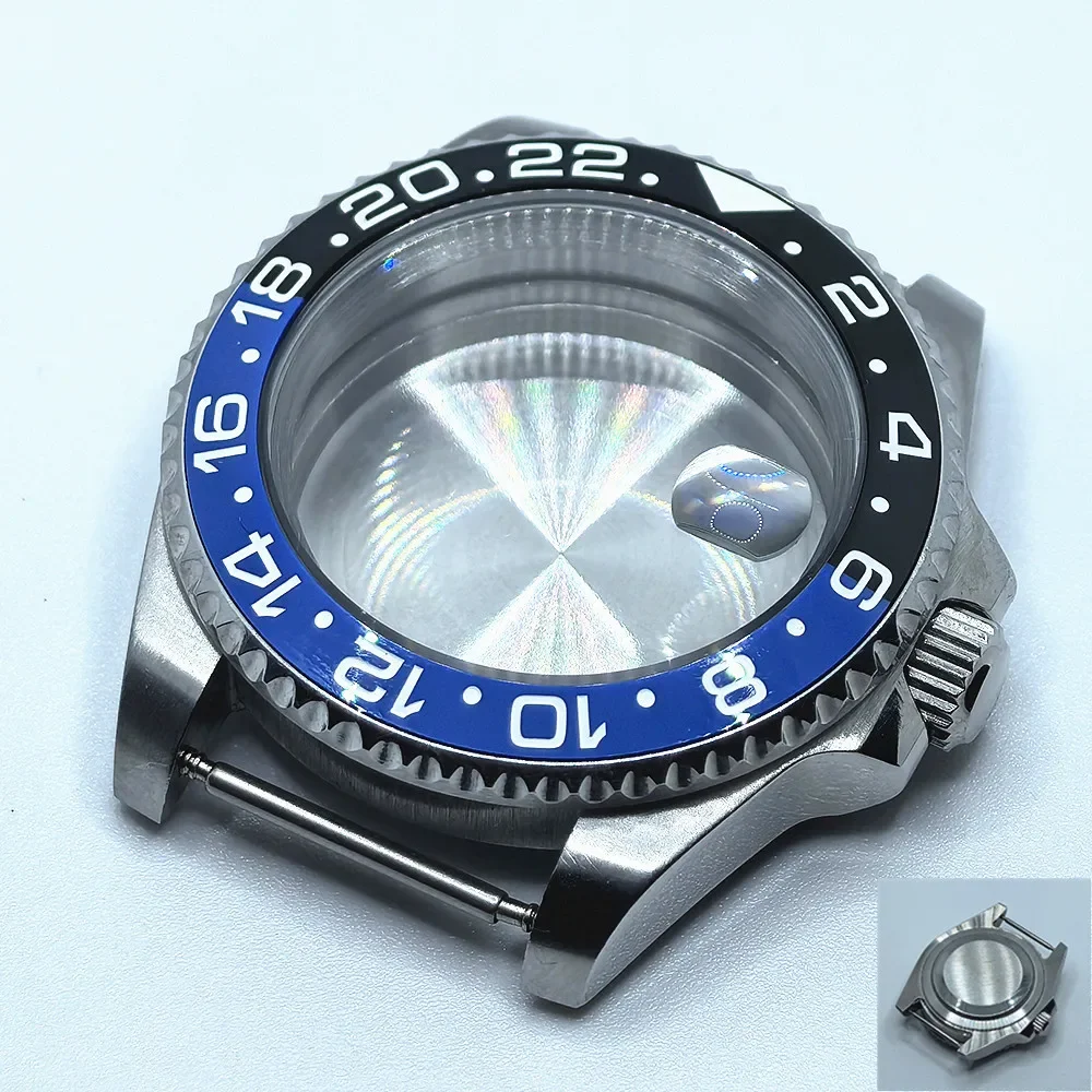 40mm Transparent Glass Watch Case