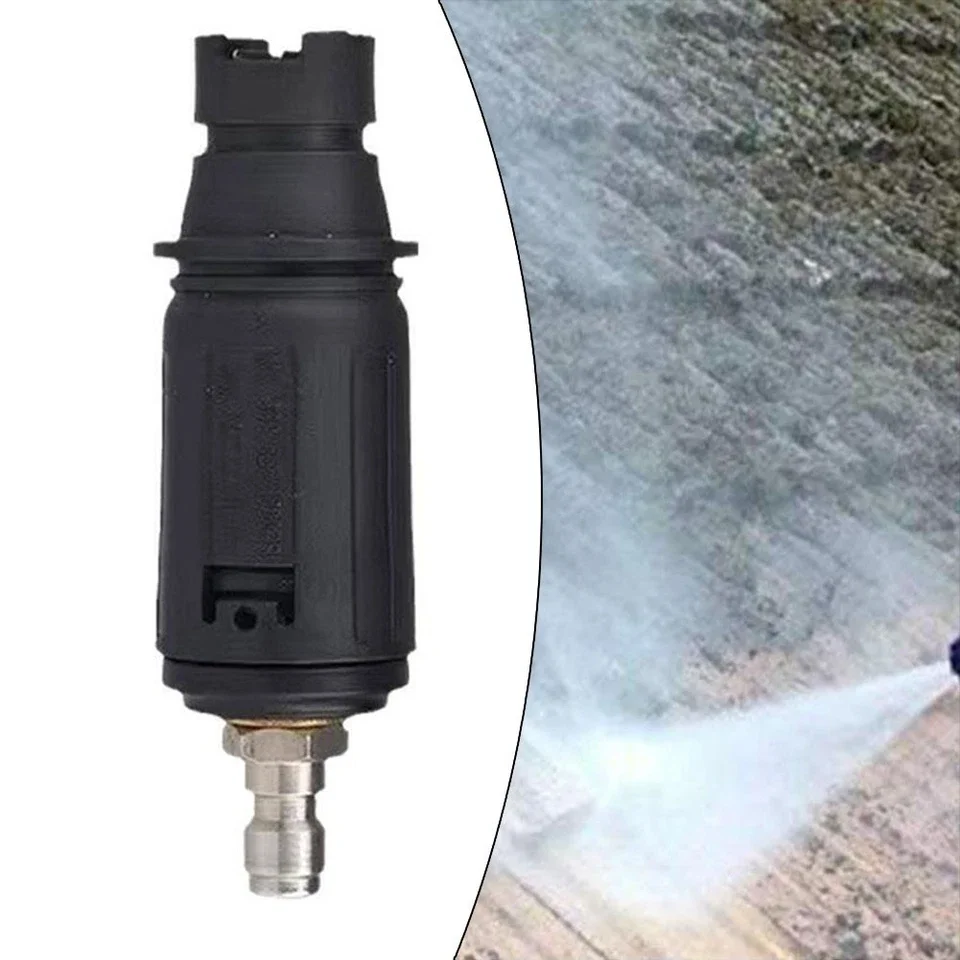 각도 조절 가능 고압 세척기 노즐 3000 PSI - 1/4인치 퀵 플러그 연결 분무기 (자동차 세척, 정원용)