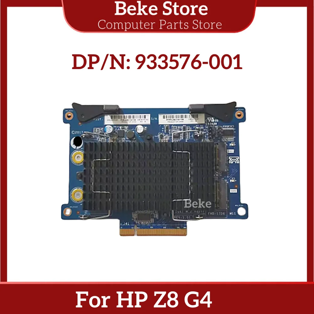 Beke Originale Per Workstation Hp Z8 G4 Dual M.2 A Pcie Ssd Adapter Kit 933576-001 844779-001 100% Testato Nave Veloce