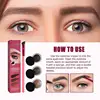 Waterproof Eyebrow Pomade And Brush Kit 4D Multifunction Eyebrow Brush Realistic Eyebrow Brush Square Eyebrow Makeup Brush 3