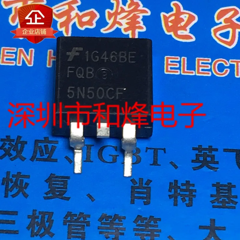 

5PCS-10PCS FQB5N50CF TO-263 500V 5A NEW AND ORIGINAL ON STOCK