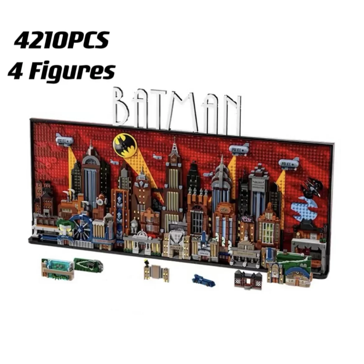 

76271 Gotham City The Animated Series Classic Model Building Blocks Bricks Toys For Kids Boys Adult Christmas Birthday Gifts