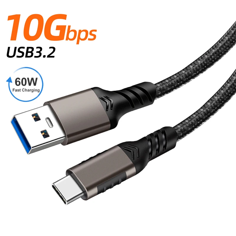 

Кабель USB 3.2 10 Гбит/с для передачи данных USB C SSD, 3 А, 60 Вт