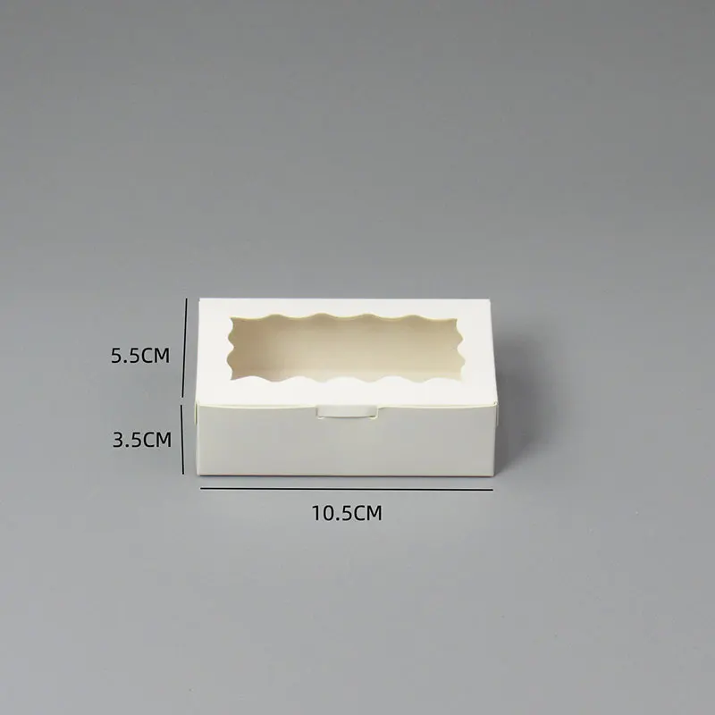 10/20/50pcs gift box with clear window-suitable for packaging, wedding, party birthday decoration and small business supplies