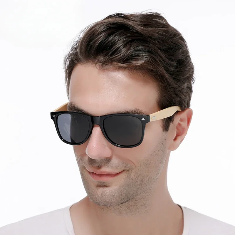 

Retro Polarized Wood Sunglasses, Handmade Personalized Men's Car Driving Glasses, Women's and Men's Fishing Travel Glasses