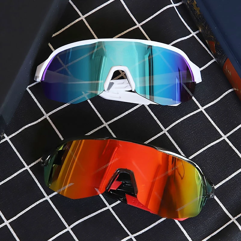 Outdoor Cycling Sports Coating Colorchanging Colorful Glasses Uv400