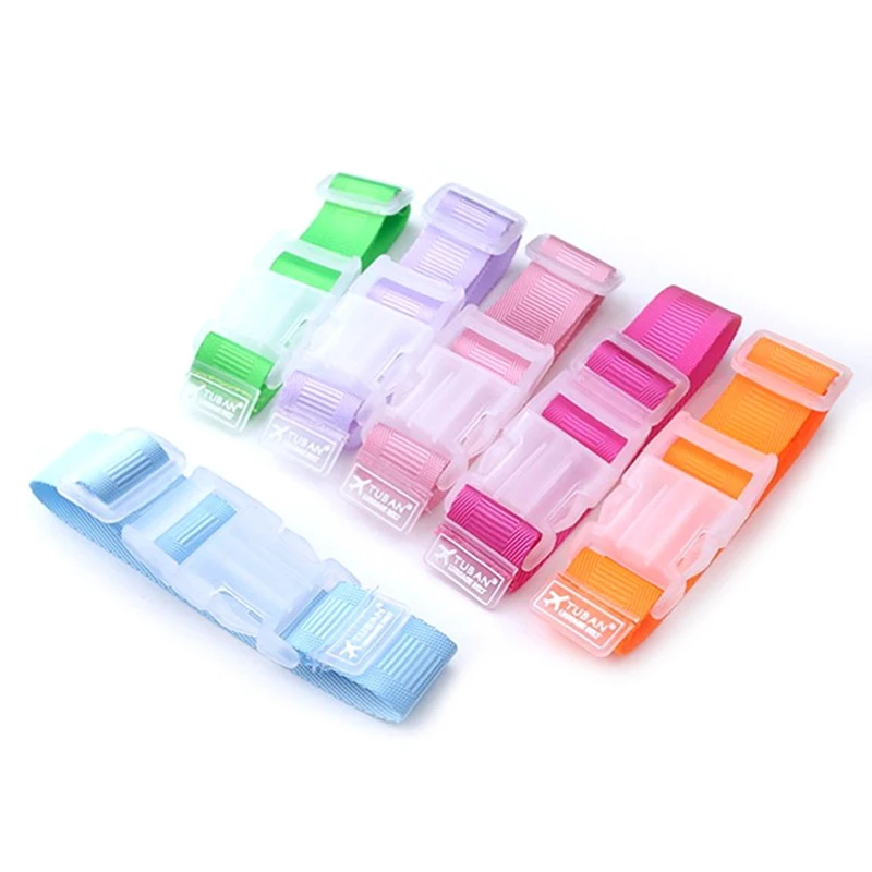 

1PC 27x2.5cm Adjustable Nylon Luggage Straps Travel Accessories Hanging Buckle Straps Suitcase Bag Straps Belt Lock Hooks