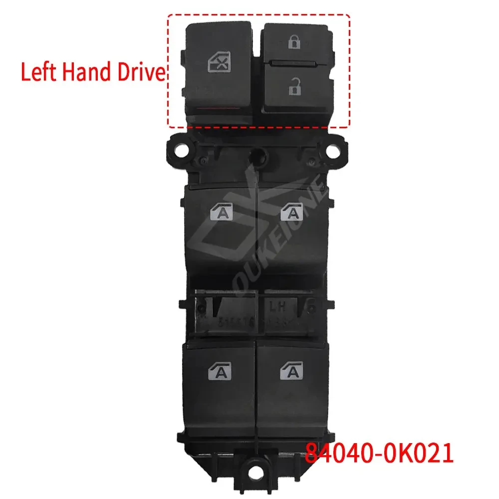 도요타 포츄너 Hilux 4 러너 트럭용 전동 윈도우 스위치 단추, 이노바 기장 ZACE 84040-0K010 84040-0K021, 자동차 액세서리