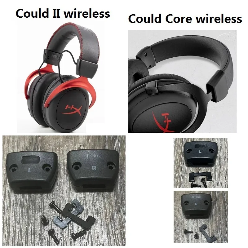 Original Plastic Hinge Buckle For HP HyperX Could II Core Wireless/Could II Wireless headphones Replacement spare Parts