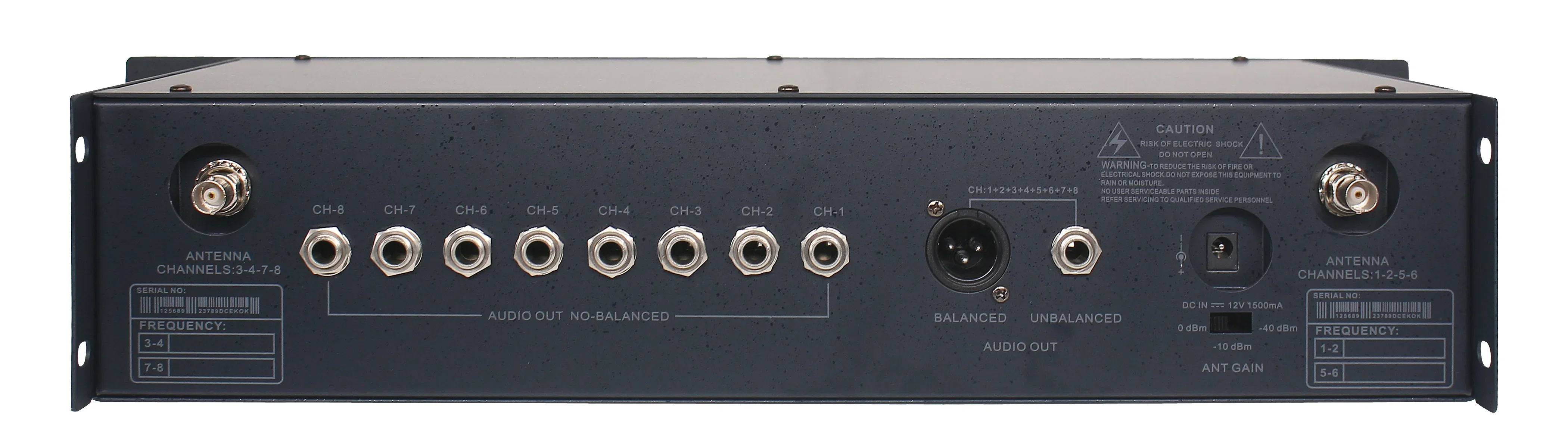 UHF 구매 무선 마이크, 8 채널 FM, LED 조명, 노래용 무선 마이크, DC 13.8V 1500ma, 공장 도매