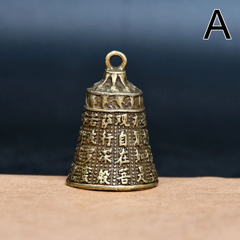 

Antique Bell Mini Brass Copper Sculpture Pray Guanyin Bell Feng Shui Bell Invitation Buddha Buddhism Guanyin Bell Home Decor 1pc