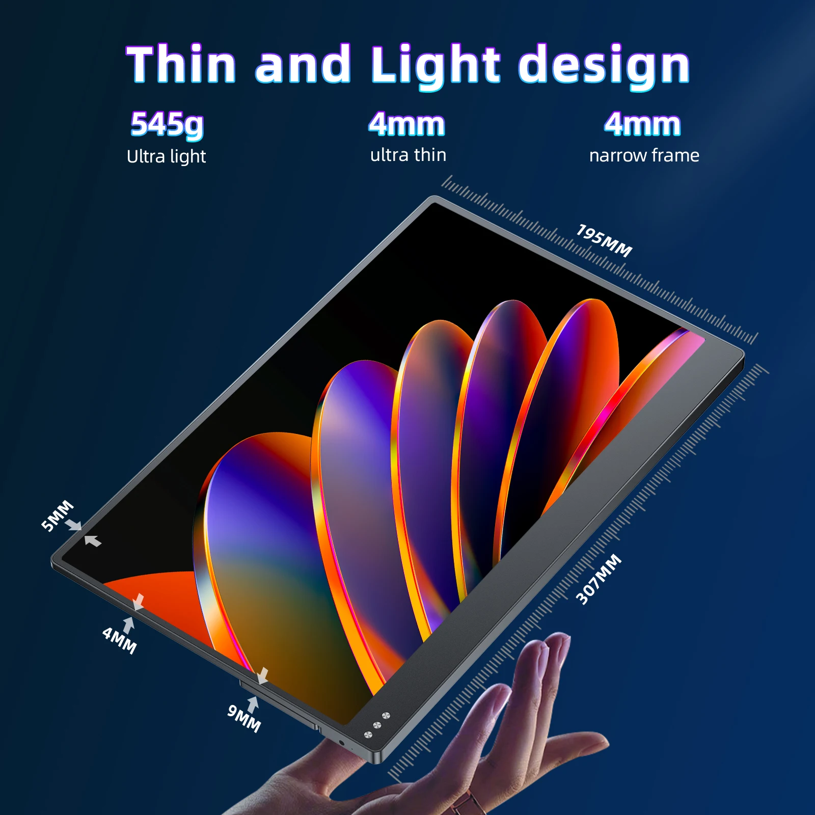 Cdisplay 13.3" 4K Portable Monitor UHD 16:9 IPS Screen VESA Holes and Back Brackets Extended Display for Switch PS4 PS5 Xbox