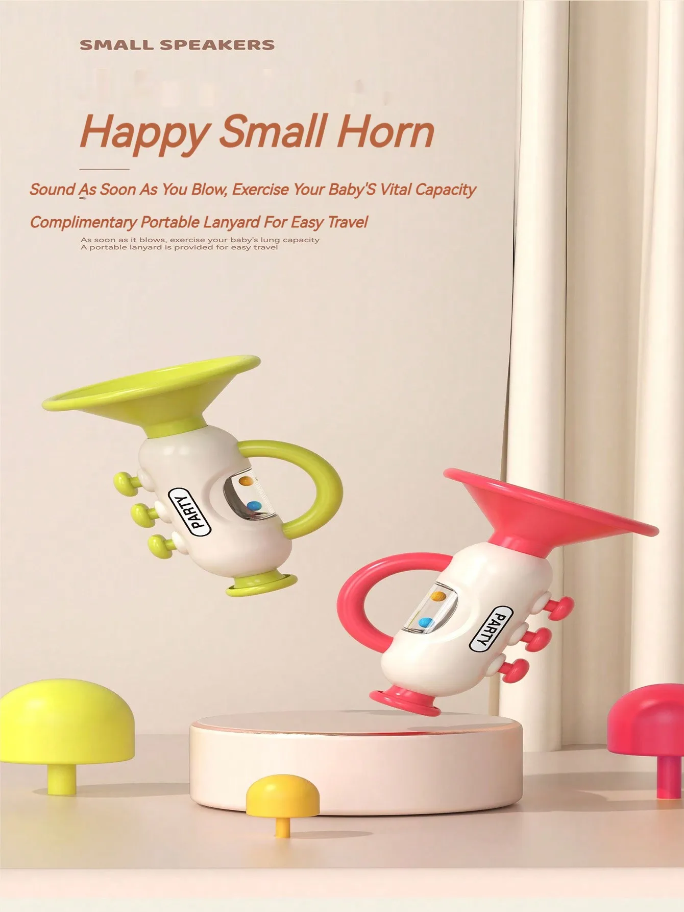 Baby Toys Mini Lnteresting Trumpet Baby Toys 0 To 12 Months Music Enlightenment Educational Toy Whistle Musical Gift