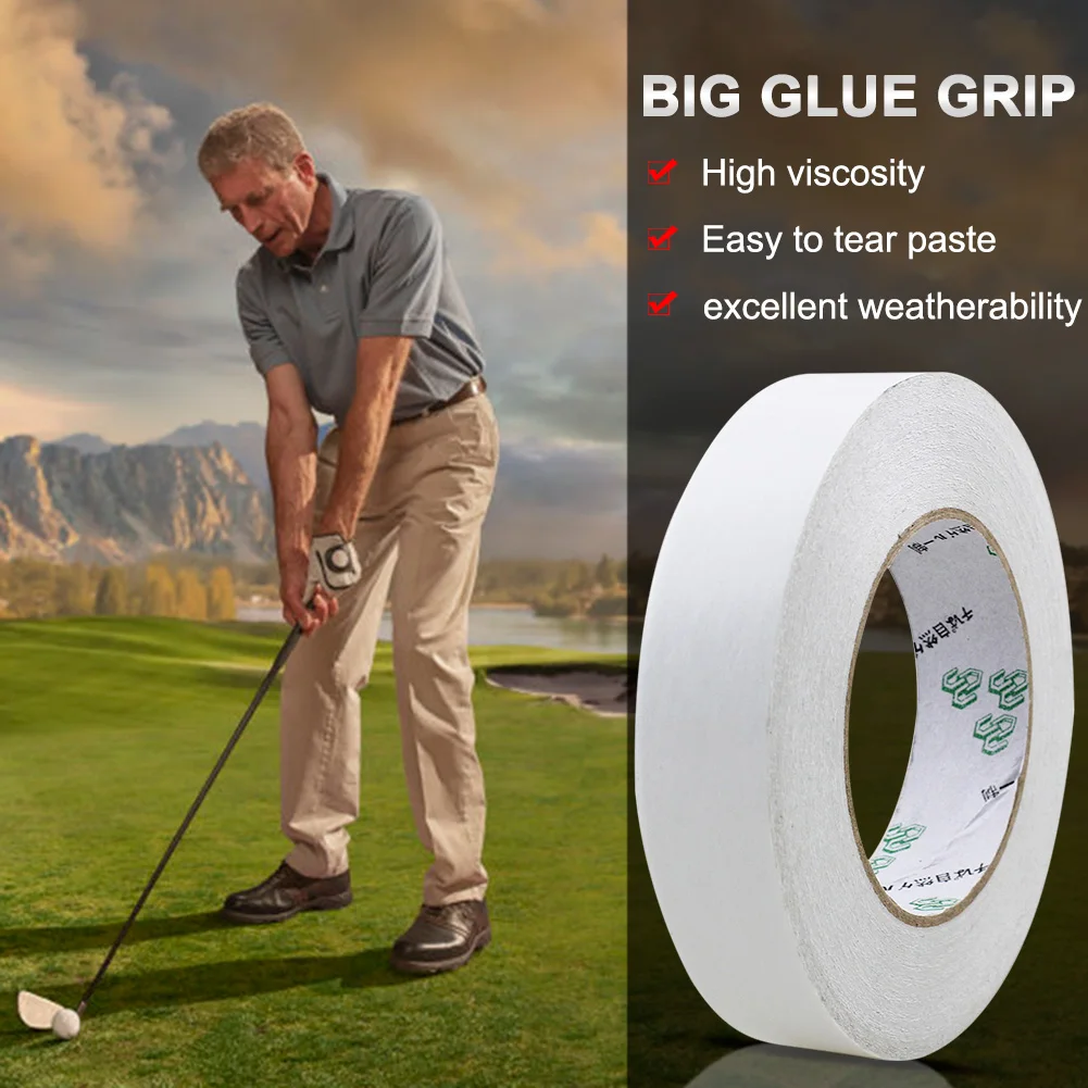 Professional Golf Grip Strip Double Sided Club Tape Double Sided Strong Adhesiveness Golf Grip Golf Club-Making Strip 6