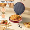 SK-08013 Electric Pizza Oven with Stone & Grill Pan, Large Electric Pizza Oven Countertop with Timer, Window, Pizza Make 1