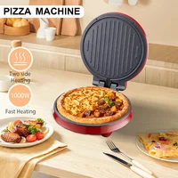 SK-08013 Electric Pizza Oven with Stone & Grill Pan, Large Electric Pizza Oven Countertop with Timer, Window, Pizza Make 1