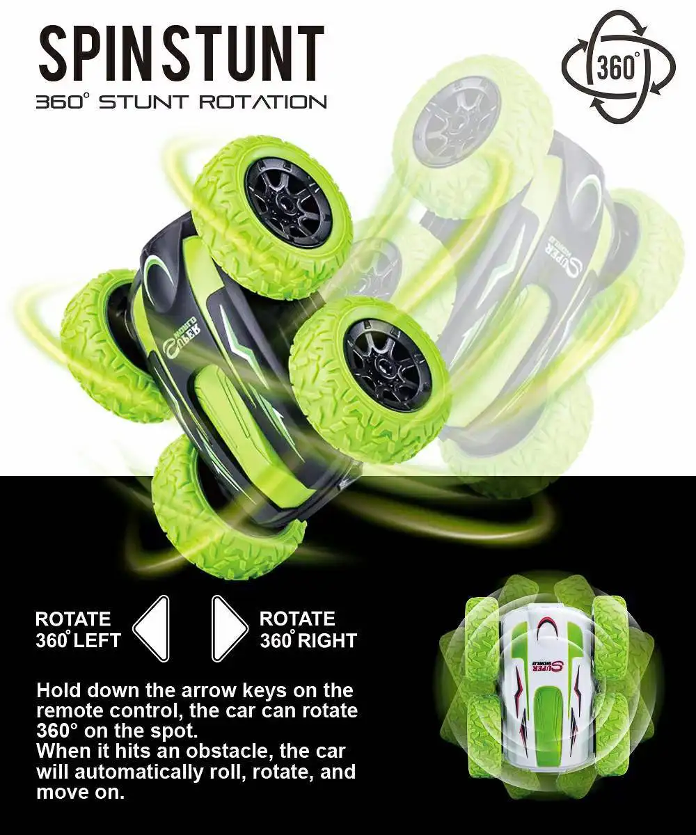 RC 자동차 스턴트 드리프트 리모컨 자동차 버기 차량 모델, 무선 제어 기계 장난감, 남아용 선물, 실내 어린이날