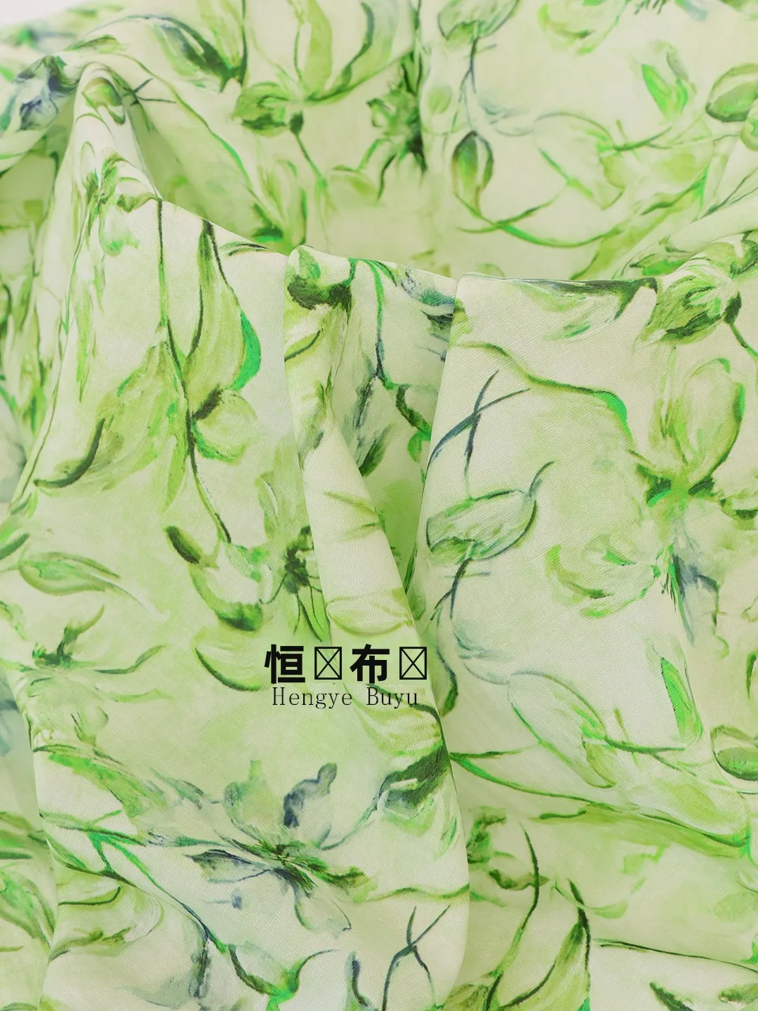 수제 DIY 의류 원단 린넨 레이온 혼방 식물 꽃무늬 프린트 여성 드레스 셔츠 하프 스커트 친환경 디지털 프린팅
