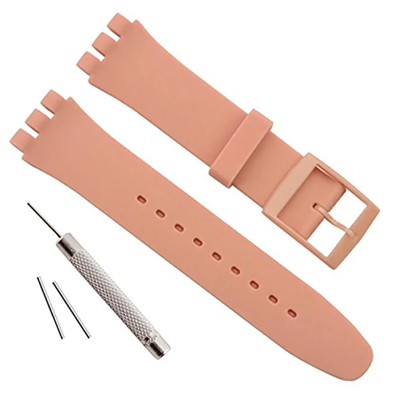 Swatch Strap Jelly Silicone Waterproof Sport Watch Band Replacement Bracelet