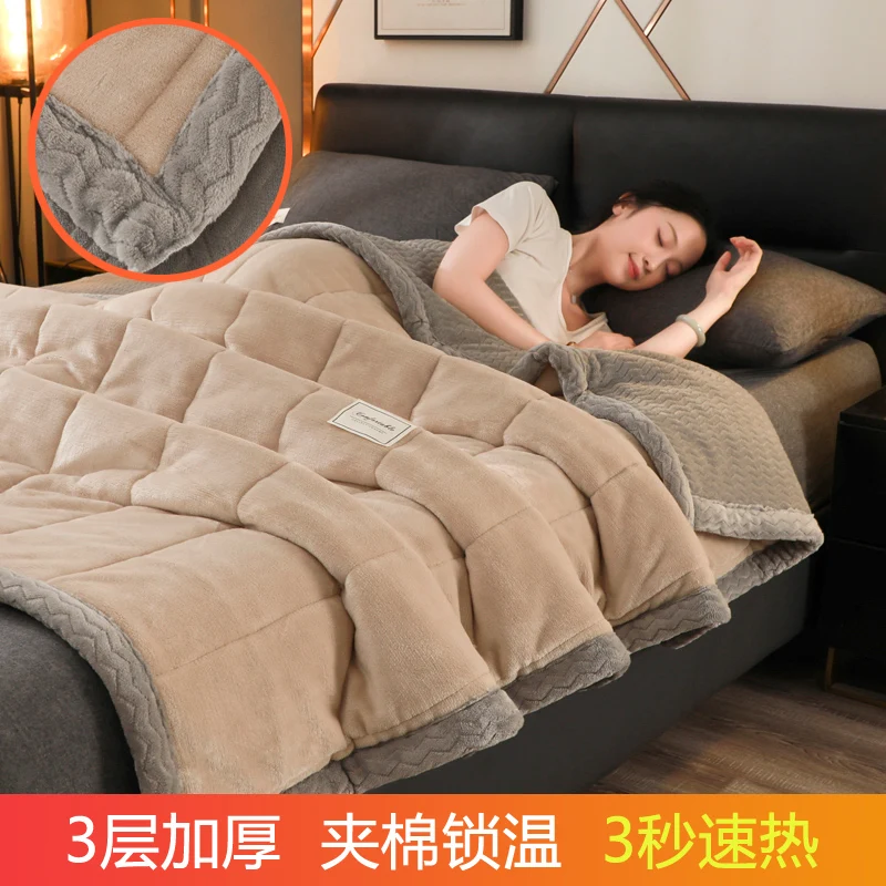 Plush Coral Fleece Soft & Warm Blanket - Ultra Cozy and Washable