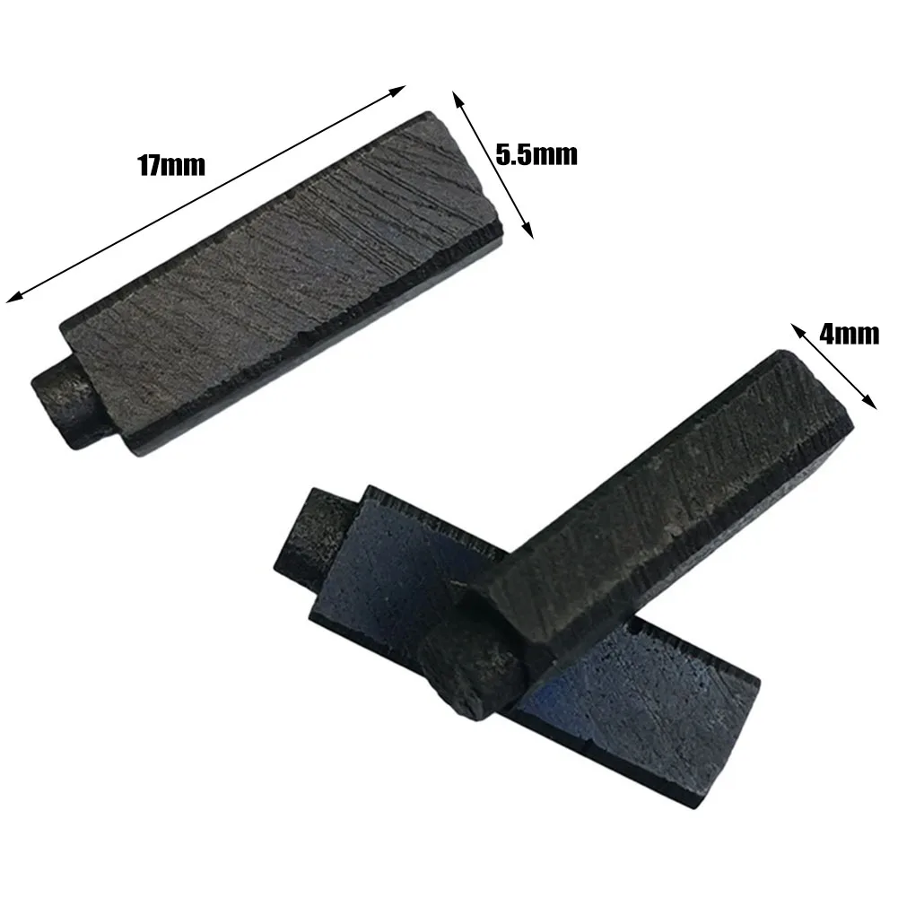 12pcs 4x5.5x17mm Carbon Brushes Fit For: Anchor Engine Electric Hair Dryer And Others, General Carbon Brushes Power Tools