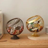 Espresso Capsule Holder Container Counter Coffee Pod Holder Snack Fruit Organizer Kitchen Replacement Parts Gold 2