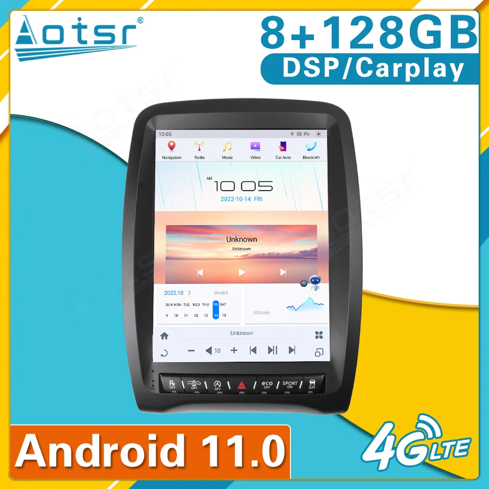 

12.1" Tesla Screen CarPlay AutoRadio For Dodge Durango 2012 -2019 Android 11 Auto multimedia Car Radio videGPS Player Navi Unit