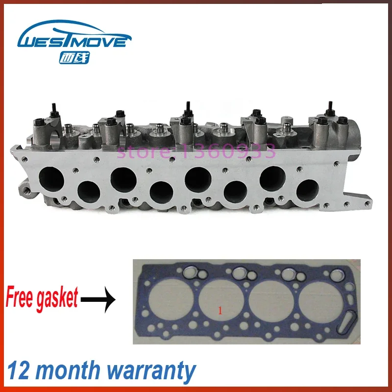 Cylinder head for Hyundai H100 H1 GALLOPER Exceed KIA Besta Bongo 2.5 TD 2476cc 8V 1988- D4BA 4D56 4D56T D4BH MD303750 MD348983
