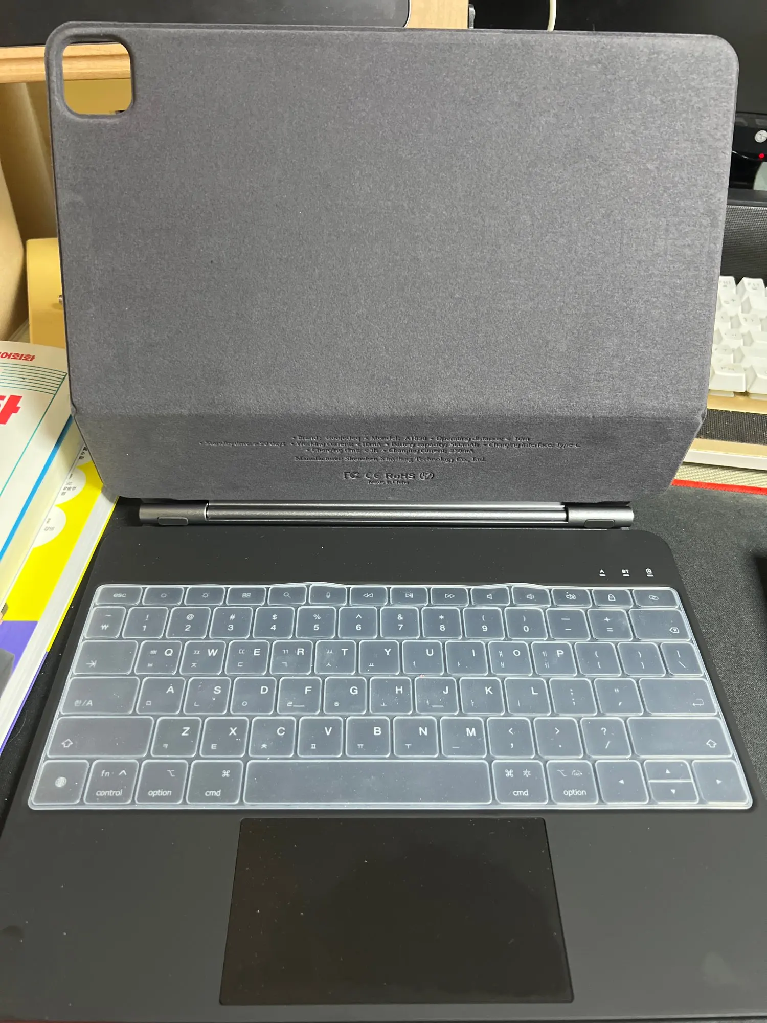 GOOJODOQ Magic Keyboard for iPad Pro 11 2024 Air 4 Air 5 Air 6 for