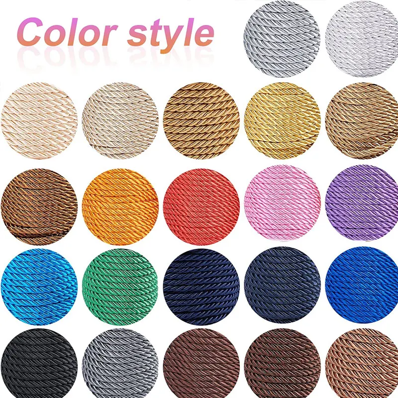 Nylon Rope 5mm 10m Twisted Cord Trim Craft Decorative