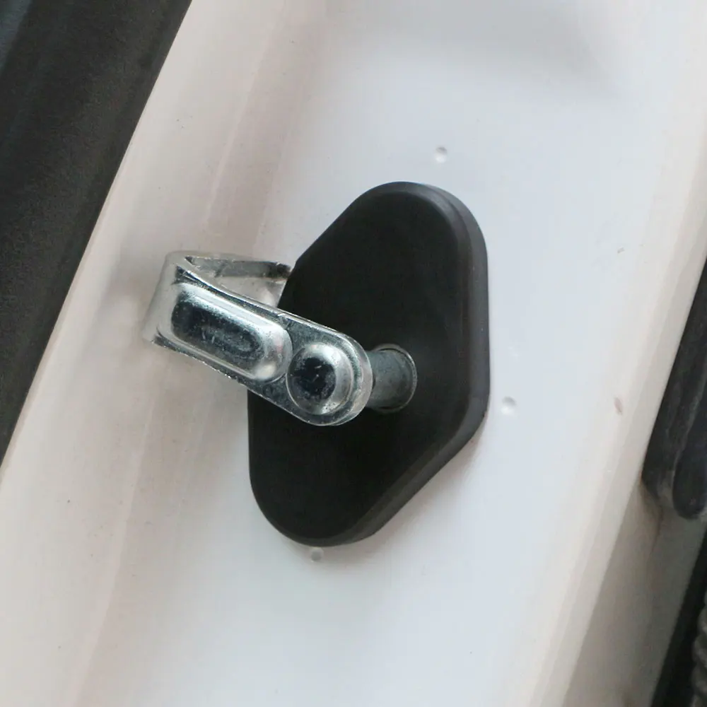 Car Door Lock Cover Protector Set - 4Pc Door Latch Buckle Accessories