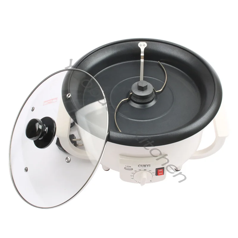 Coffee Beans Roaster Machine Household Electric Roasting Dried Peanut Non-stick Coating Baking Tool Grain Drying