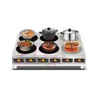 Table Top 2/4/6 Burner Electric Stove 210mm Low Price Durable Electric Cook Top Induction Heating Plate Induction Cooker 2