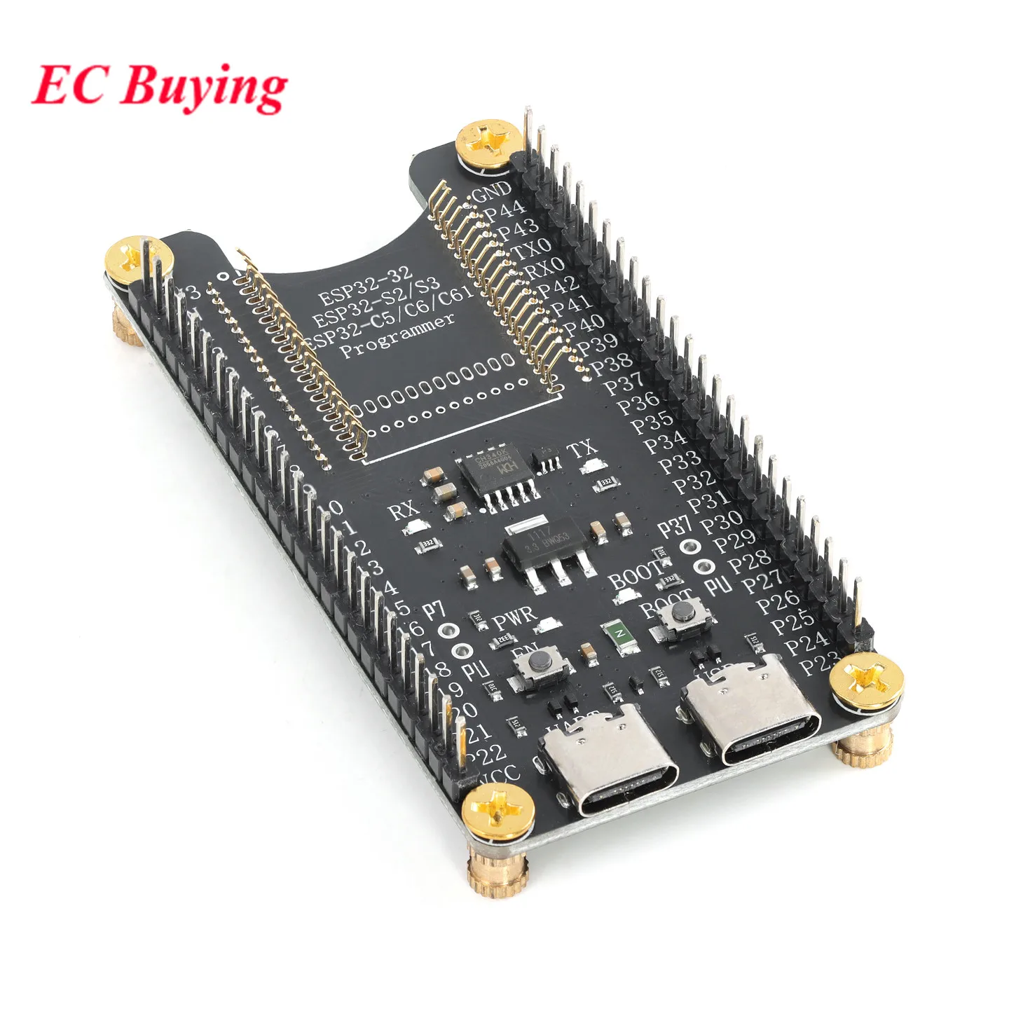 Test Burning Fixture Tool ESP32 ESP8266 ESP8684 ESP8685 ESP32-S3/S2/C6/C61/SOLO-32 ESP-01/07/12F/04C Download Programmer Socket
