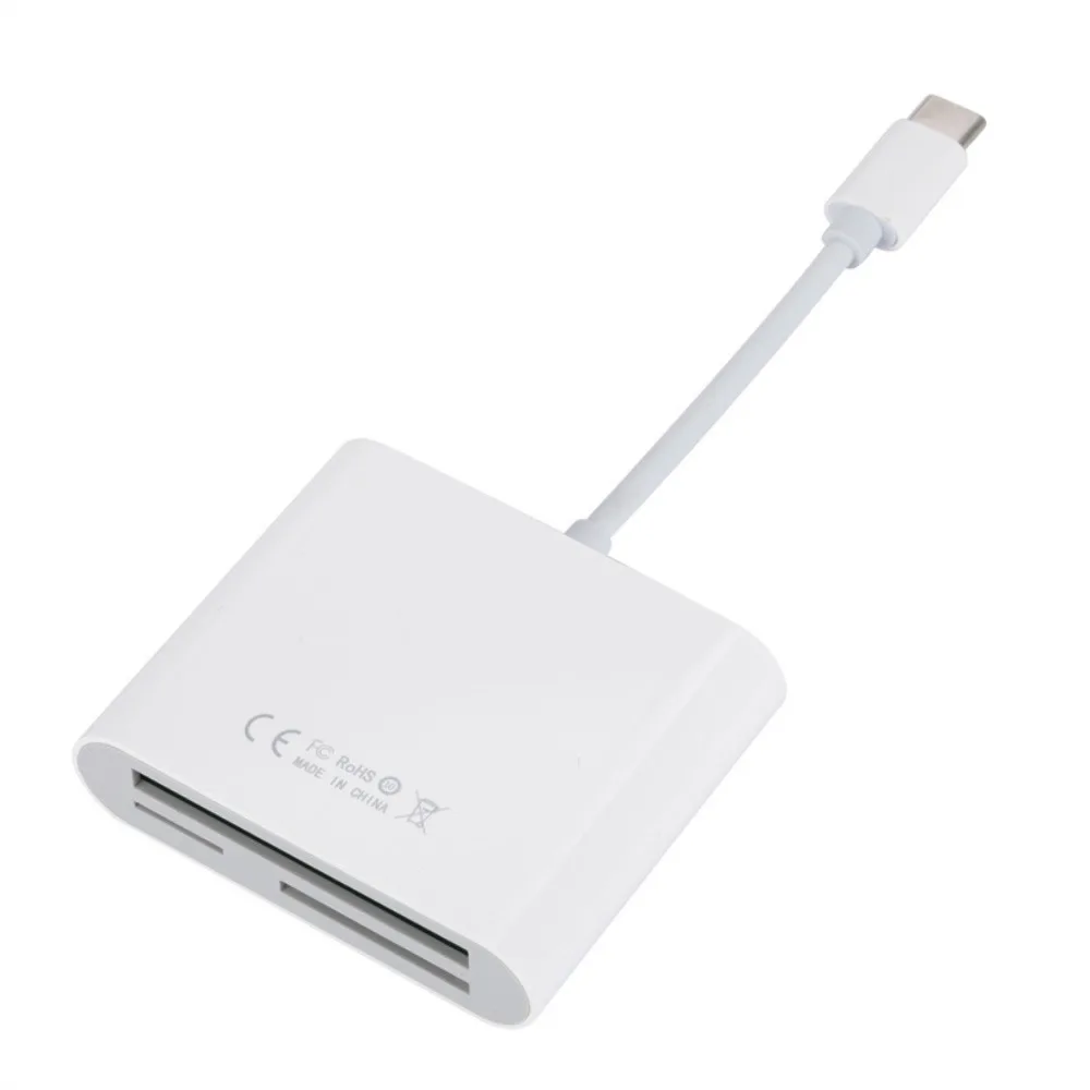 3 in 1 Type-C Card Reader Converter Phone Adapter TYPE C To SD TF Card Reader High-speed Reading Hub