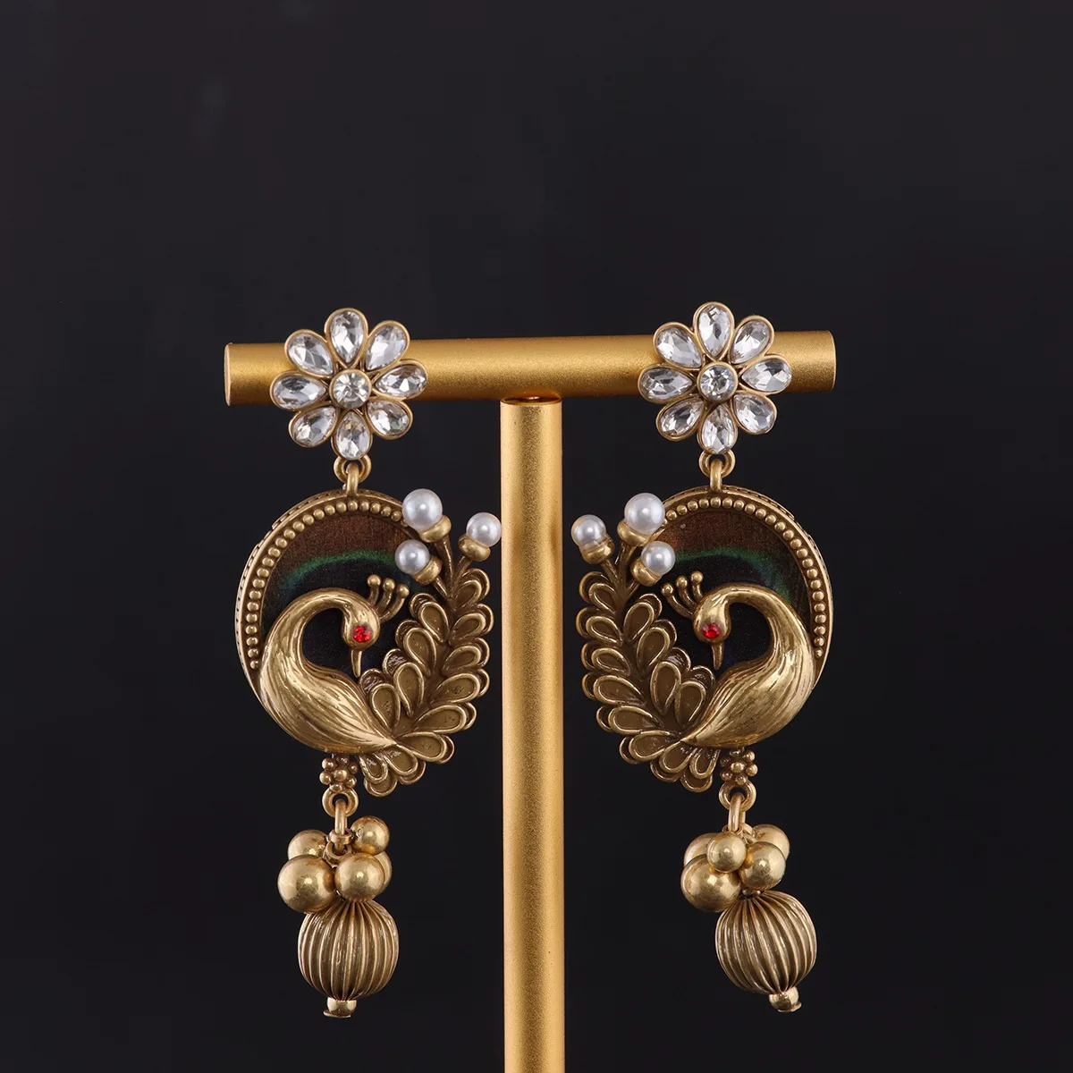 

European Fashion Peacock Earrings