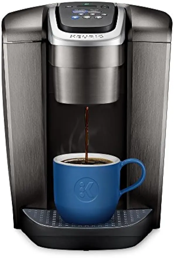 

Keurig K-Elite Single-Serve K-Cup Pod Coffee Maker, Brushed Slate, 12 oz. Brew Size