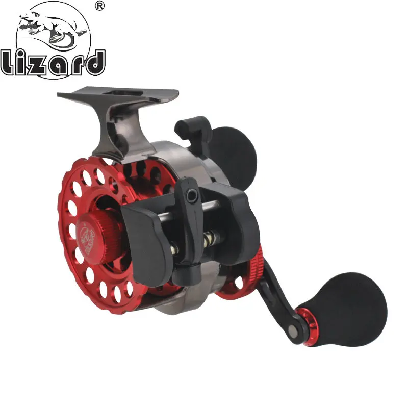LizardIceFishingReelsFrontHittingReelsSmallMiniMicroLeadRaftFishingReelsWinter