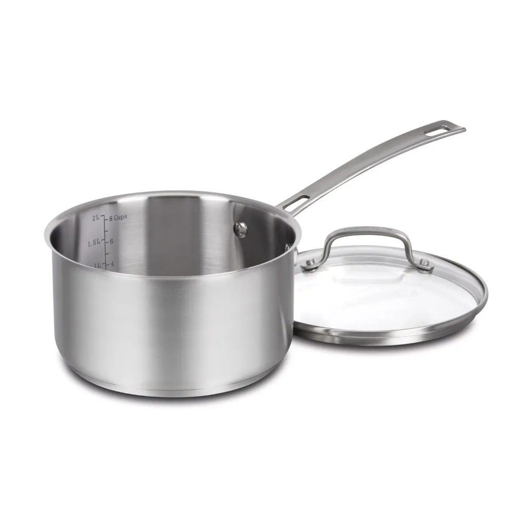 

Advantage Pro Premium Stainless-Steel Cookware 2.5 Qt. Saucepan with Cover, 92195-18