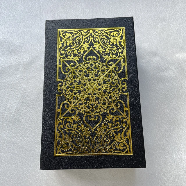 미래에 대한 통찰력과 영감을 제공하는 골든 타로 영어 확언 카드