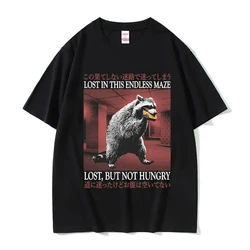 Quirky Japanese Rat Graphic Vintage O-Neck Unisex T-Shirt - XXXL (0367)