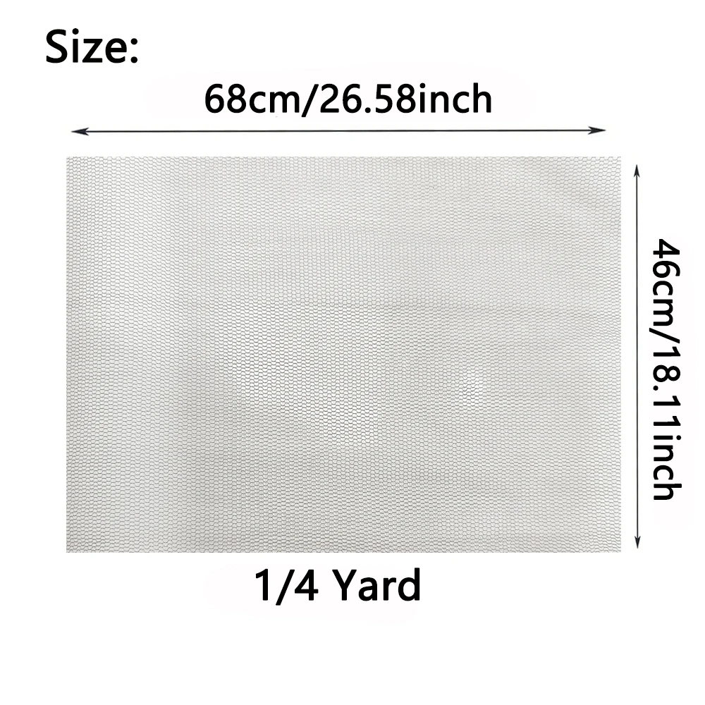 1/4 Yard Swiss Lace Net for Wig and Wig Caps Making or Lace Closure Hair Net for Repair Foundation Caps Wig Accessories 4